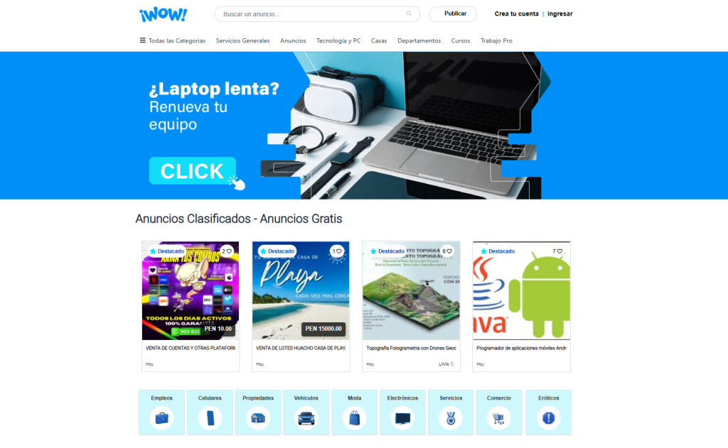 10 mejores paginas de anuncios clasificados gratis